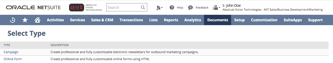 Send emails from NetSuite using email templates