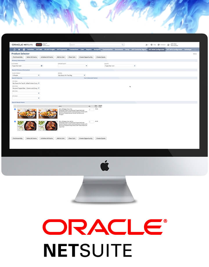 AVT Product Configurator for NetSuite Featured