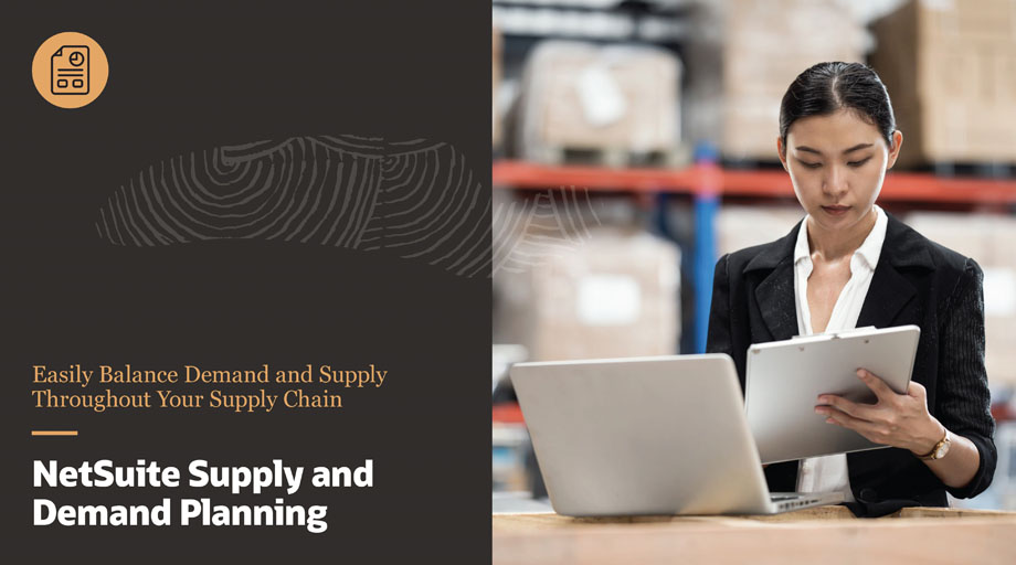 NetSuite Data Sheet - Supply and Demand Planning