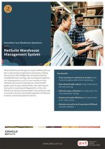 AVT - NetSuite Warehouse Management System Data Sheet