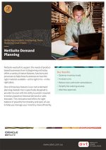 AVT - NetSuite Demand Planning Data Sheet