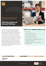 AVT - NetSuite Supply and Demand Planning Data Sheet