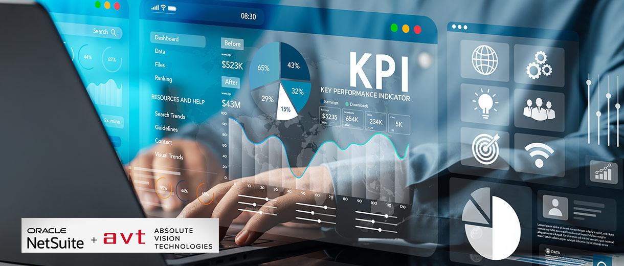 businessman measuring performance for success using a dashboard