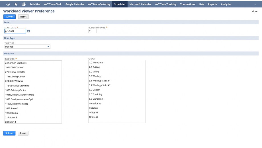 AVT Manufacturing SuiteApp Solution for NetSuite